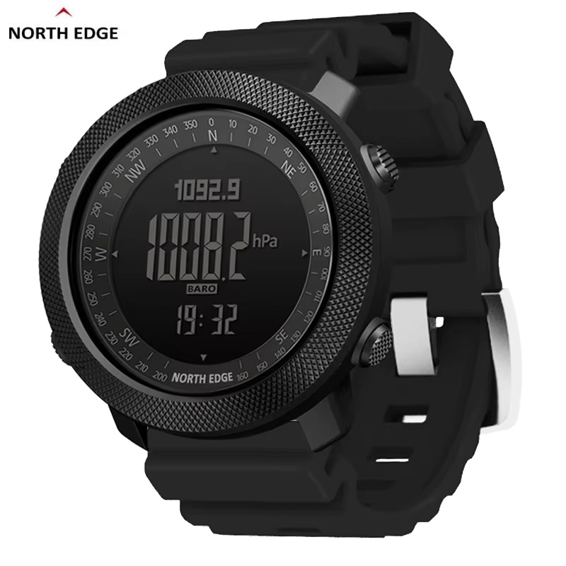 Altimeter Compass Watch - 남성용 NORTH EDGE 시계, APACHE 50mm,