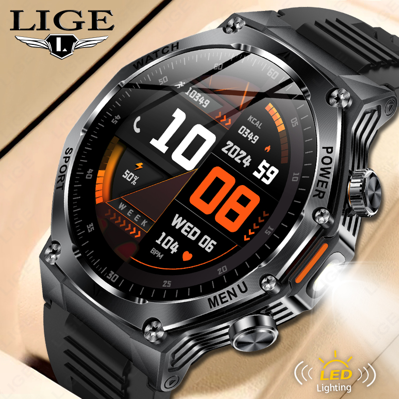 Smartwatch Latest Watches For Men - LIGE 새로운 남자 800mAh 울트라 긴