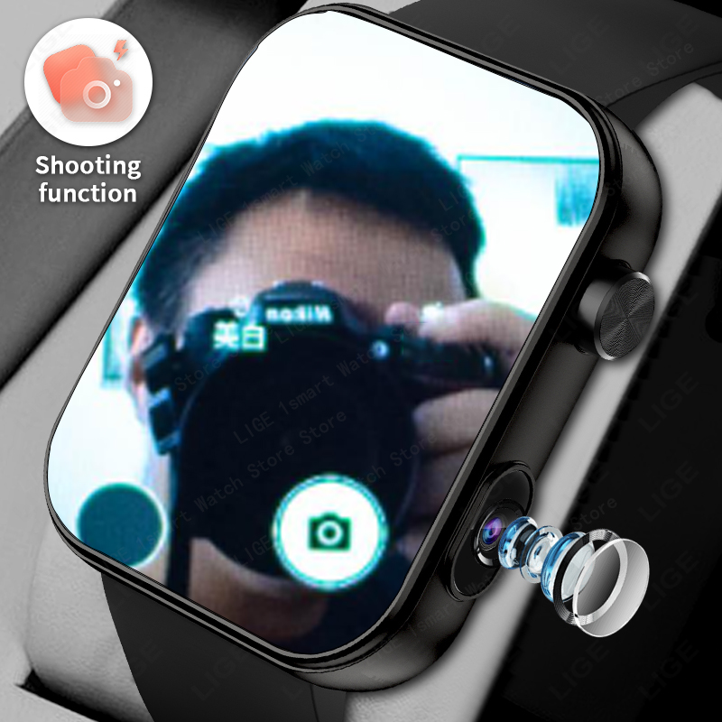 Smartwatch Latest Watches For Men - LIGE 카메라 탑재, 사진 및 비디오