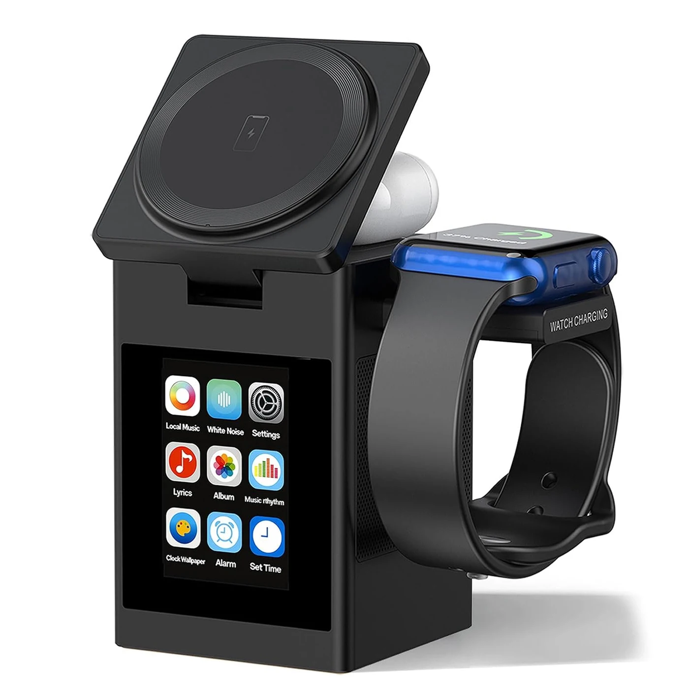 Smartwatch Watches With Bluetooth - LED 스크린 마그네틱 무선 충전기 스탠드