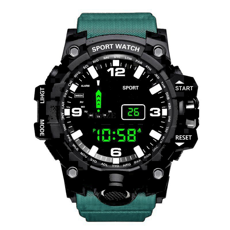 남자를위한 피트니스 전자 시계 알람 시계 LED 디지털 - Chronograph Sport Watch 리뷰 및 가격