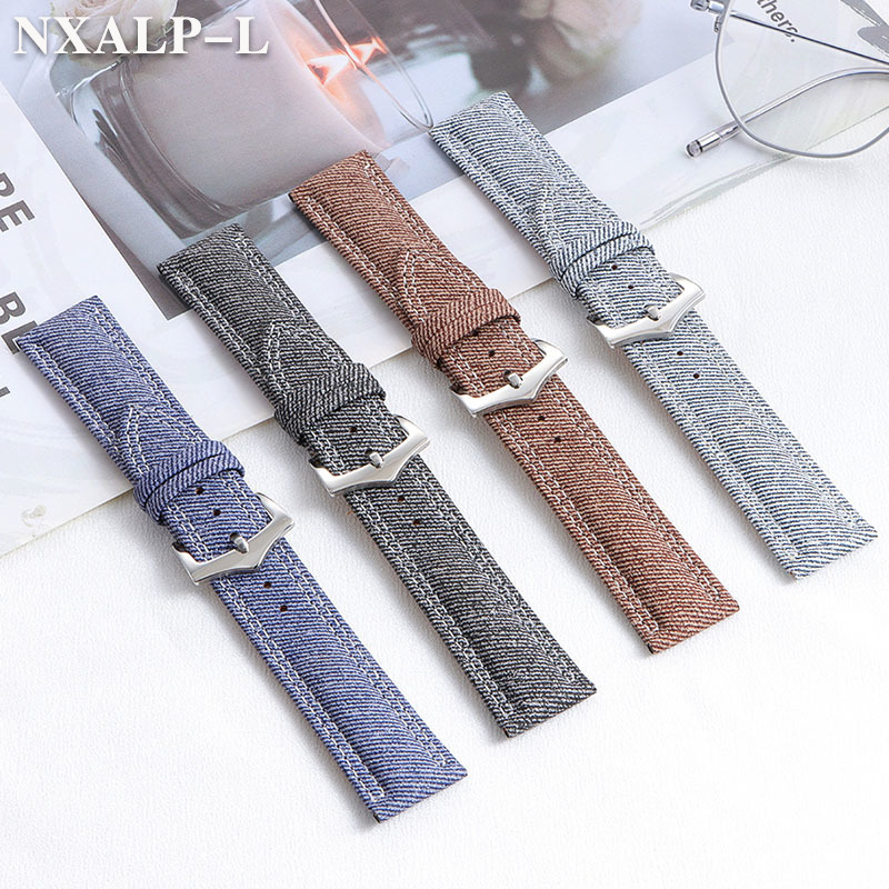 데님 캔버스 나일론 시계 스트랩 18mm 20mm 22 - Omega Watches Smartwatch 리뷰 및 가격