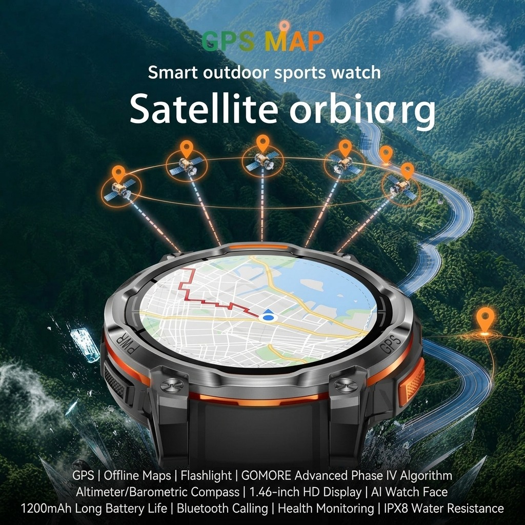 2026New 군용 VWAR GPS 스마트워치 오프라인 - Watch Vs Smartwatch 리뷰 및 가격