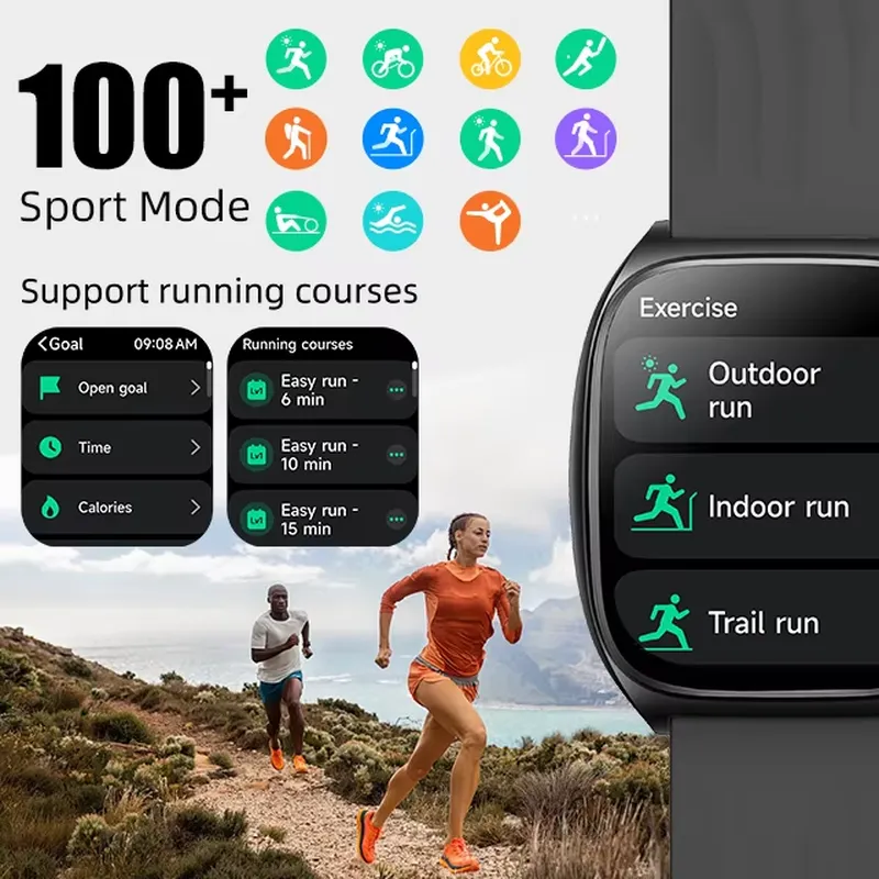 2025 패션 남성 스마트워치 제조업체 1.85인치 A - Smartwatch Watches Smart 리뷰 및 가격