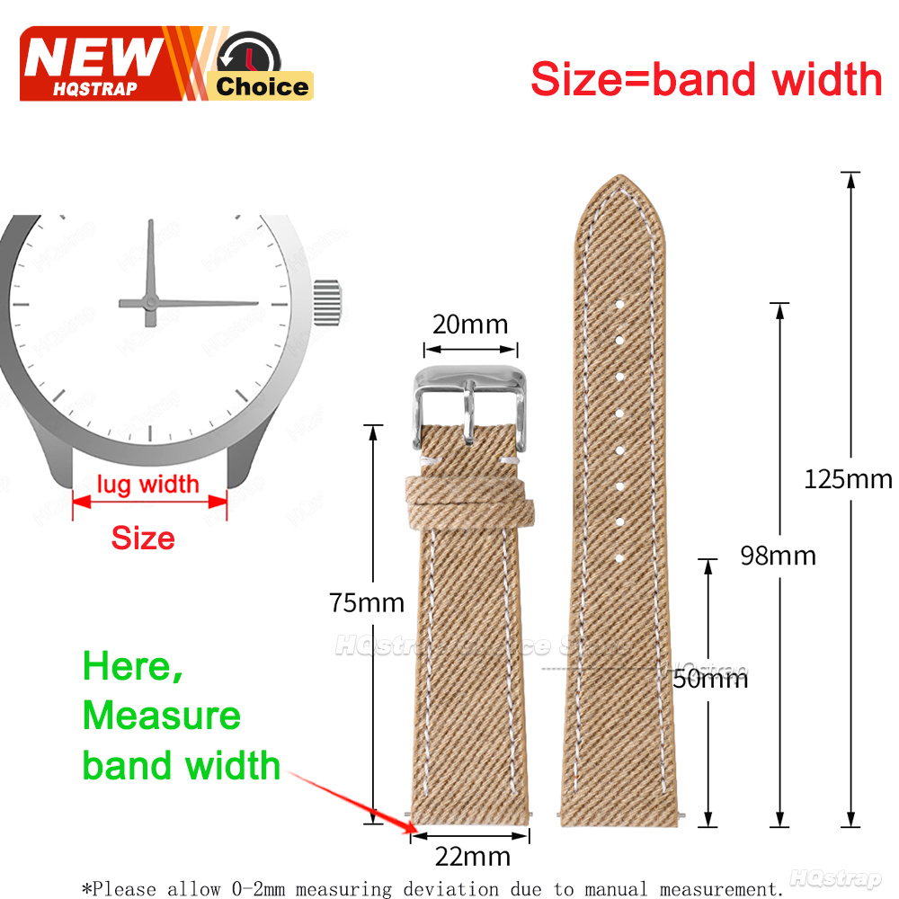 나일론 데님 패브릭 시계 스트랩 18mm 20mm 22 - Omega Watches Smartwatch 리뷰 및 가격