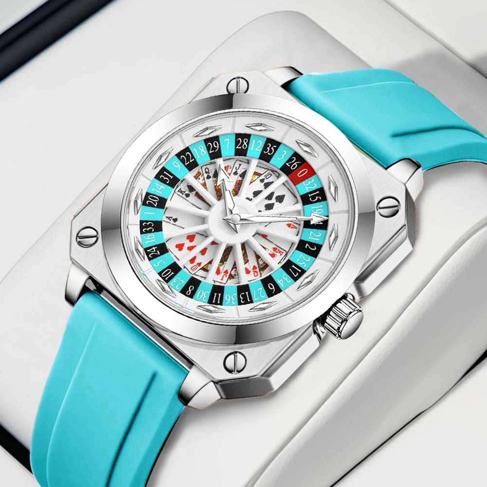 VA VA VOOM 남성용 맞춤형 시계 행운의 회전 다 - Smartwatch Square Watches For Men 리뷰 및 가격