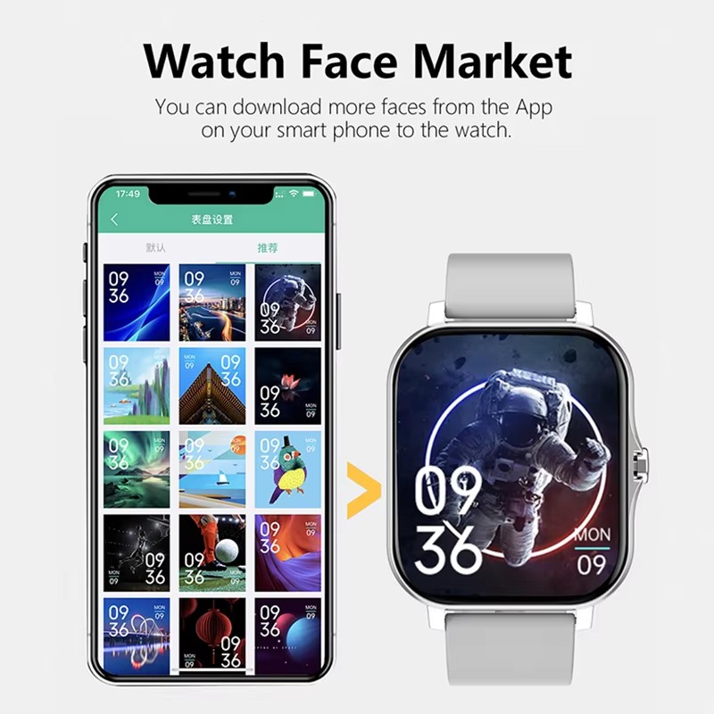 최신 업그레이드된 패션 디자인 1.83인치 풀스크린 터 - Smartwatch Latest Watches For Men 리뷰 및 가격