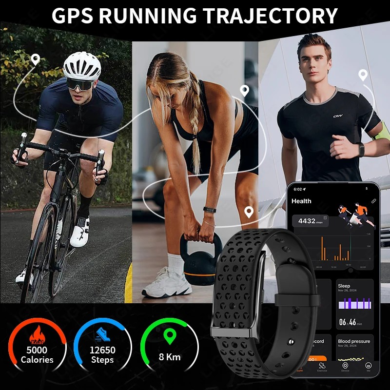 LIGE 스마트 워치 건강 스마트 팔찌, 커플 심박수  - Smartwatch Latest Watches For Men 리뷰 및 가격