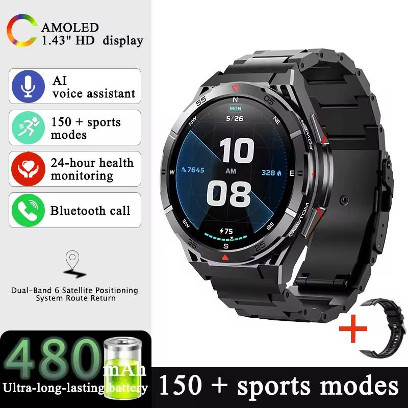 2026년 신형 군용 스마트워치 GPS 트랙 컴퍼스 고 - Altimeter Compass Watch 리뷰 및 가격