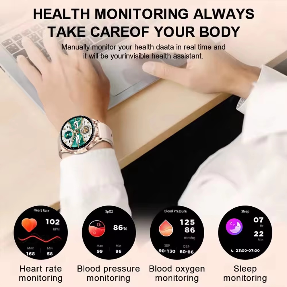 2 in 1 TWS 헤드셋 스마트워치 1.43인치 남녀 - Smartwatch Noise Watches For Women 리뷰 및 가격