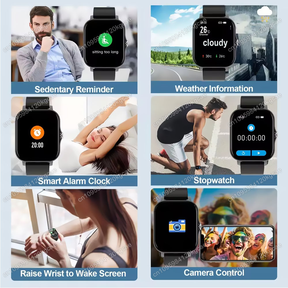 최신 업그레이드 패션 디자인 1.83인치 풀스크린 터치 - Smartwatch Latest Watches For Men 리뷰 및 가격