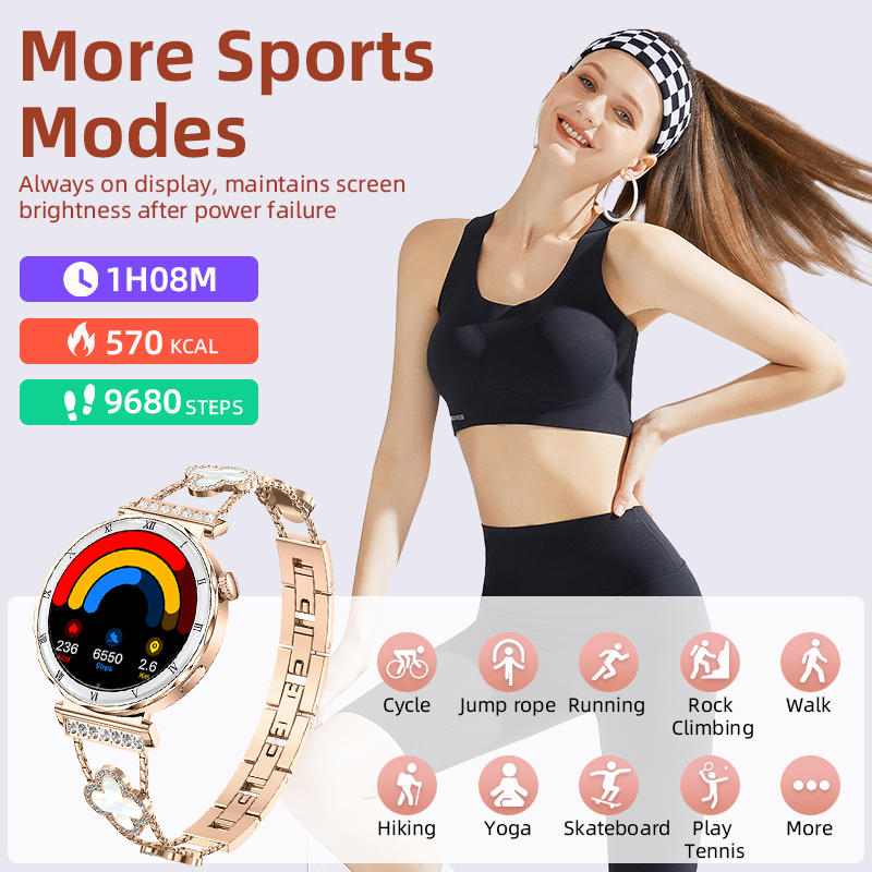 LIGE 여성용 스마트워치 1.19인치 AMOLED H - Smartwatch Latest Watches For Men 리뷰 및 가격