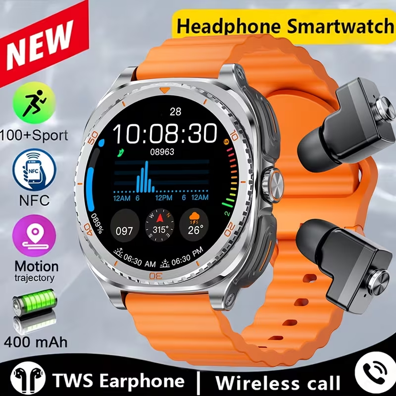 2 in 1 TWS 헤드셋 스마트워치 1.53인치 남녀 - Smartwatch Noise Watches For Women 리뷰 및 가격