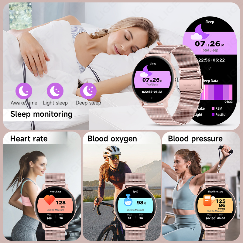 LIGE 2026 스포츠 피트니스 시계 여성용 블루투스 - Smartwatch Latest Watches For Men 리뷰 및 가격