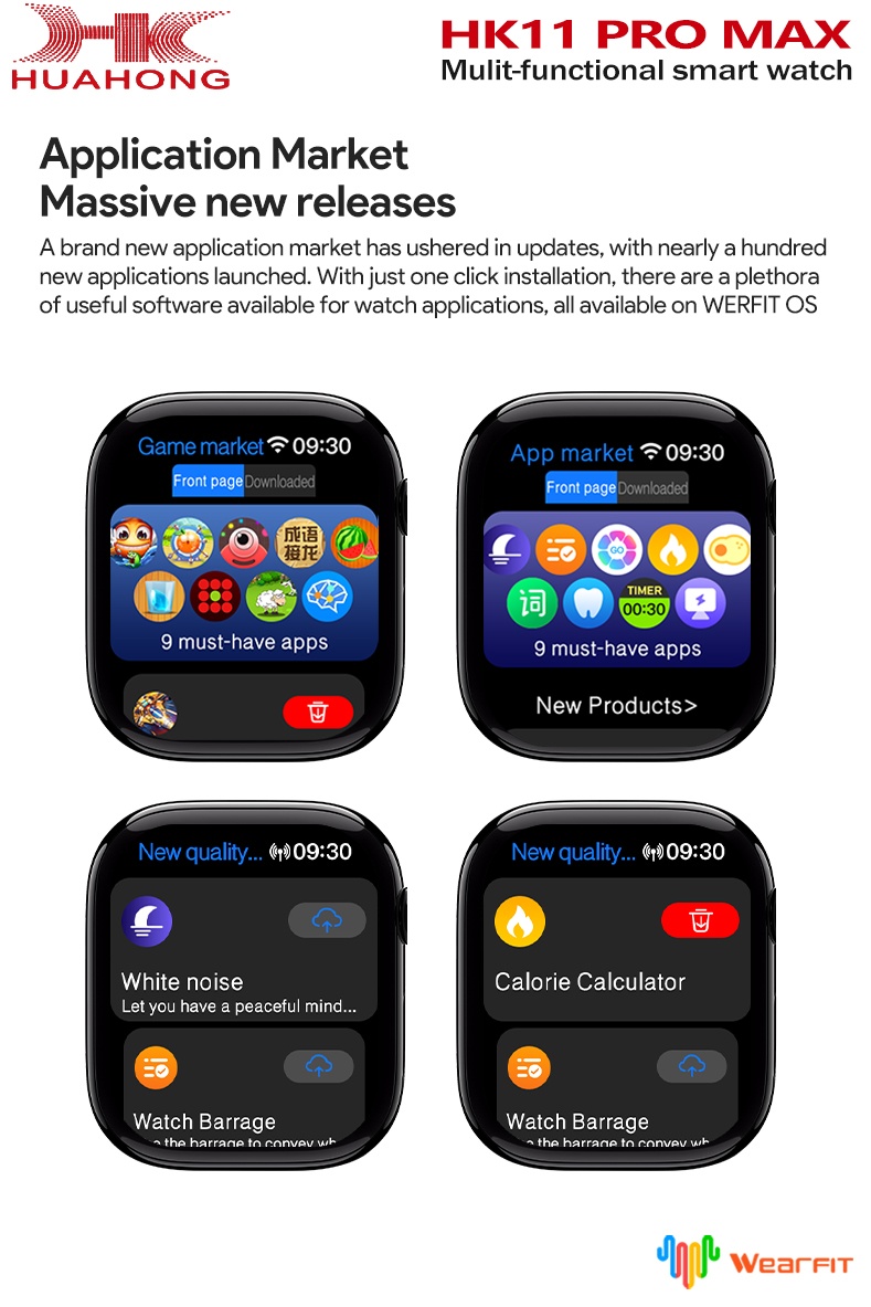 오리지널 HK11 Pro MAX 스마트워치 AMOLED - Smartwatch Watches With Bluetooth 리뷰 및 가격