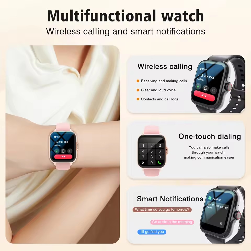 최신 업그레이드된 패션 디자인 1.83인치 풀스크린 터 - Smartwatch Latest Watches For Men 리뷰 및 가격
