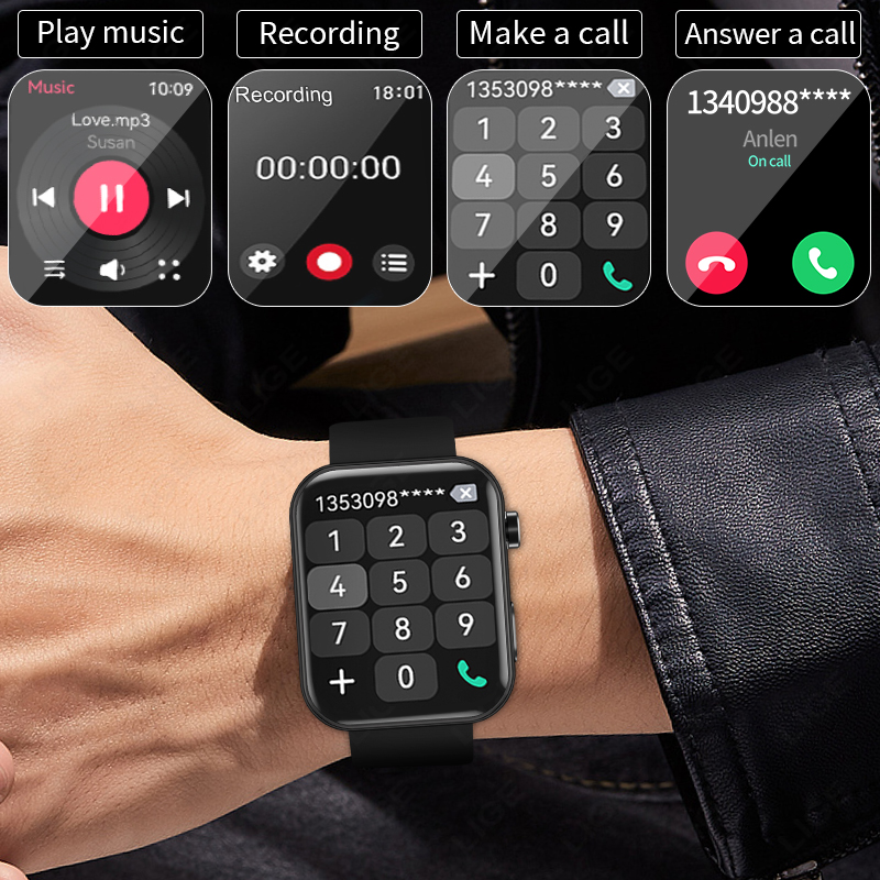 LIGE 카메라 탑재, 사진 및 비디오 촬영 가능, 로 - Smartwatch Latest Watches For Men 리뷰 및 가격