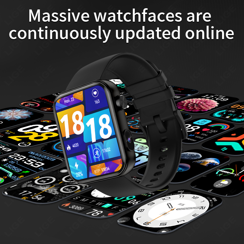 LIGE 카메라 탑재, 사진 및 비디오 촬영 가능, 로 - Smartwatch Latest Watches For Men 리뷰 및 가격