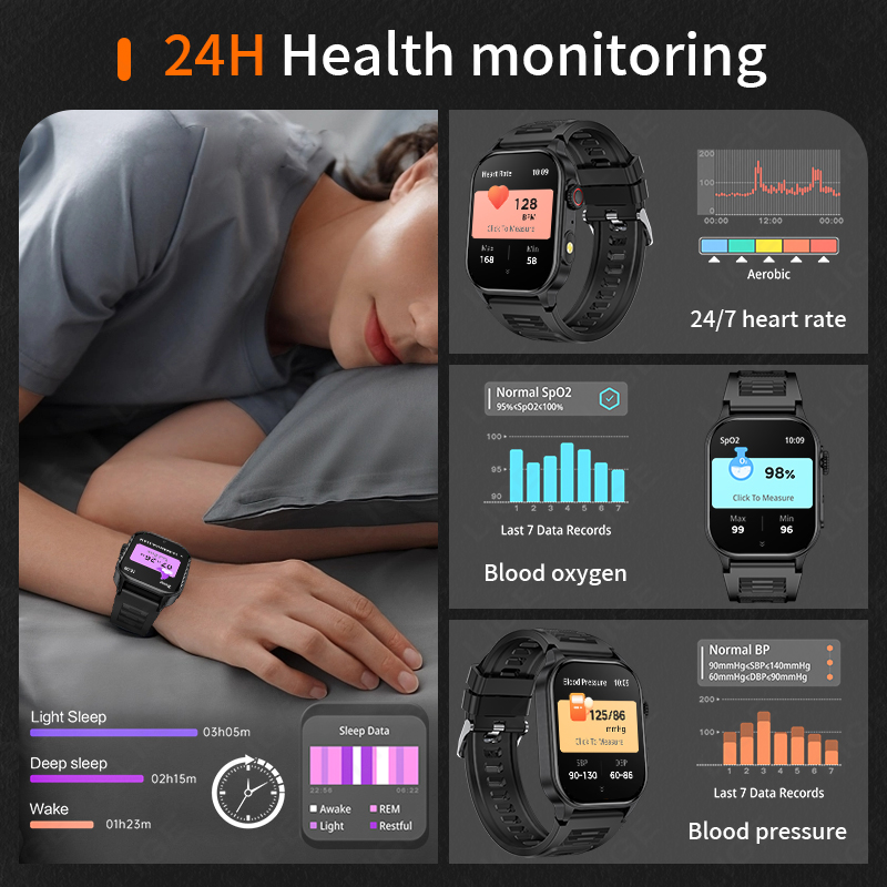 남성용 LIGE 스마트 시계 3ATM 방수 블루투스 통 - Smartwatch Latest Watches For Men 리뷰 및 가격