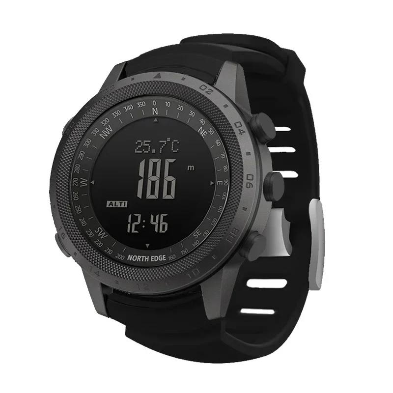 새로운 NORTH EDGE 남성용 스포츠 디지털 시계  - Altimeter Compass Watch 리뷰 및 가격